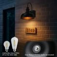 thumbnail image 5 of 4 Pack Barn Lights Outdoor Dusk to Dawn, Farmhouse Outdoor Lighting Black, Waterproof Gooseneck Outdoor Light Fixture, Anti-Rust Exterior Garage Lights for House, Garage Front Porch, UL Listed, 5 of 8