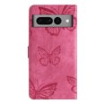 thumbnail image 2 of Compatible with Google Pixel 7 Pro Embossed Butterfly Case with Wallet and Kickstand Cover, 2 of 5