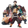 thumbnail image 2 of 20cm Kimetsu No Yaiba Anime figura Rengoku Kyoujurou figura de acción cazadora de Kamado Tanjirou Hashibira Inosuke Juguetes Gong Bohan LED, 2 of 2