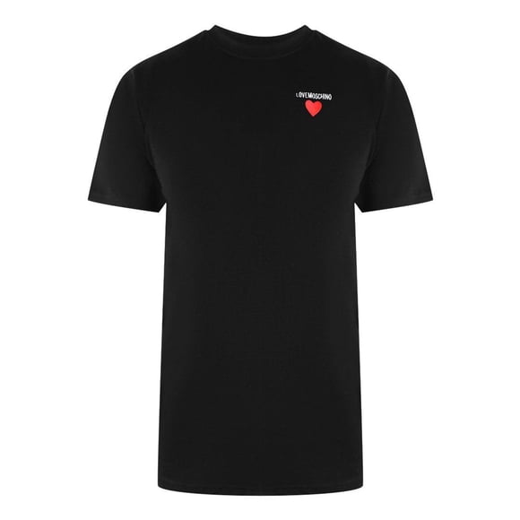 Love Moschino Mens Heart Logo T-Shirt