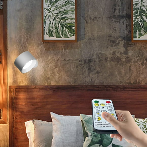 Cars Wash Cotton Danhjin Led Wall Sconces, Wall Lamps With Battery Operated , Wall Mounted Lights With 3 Color Temperature&3 Brightness, 360° Magnetic Ball, USB Charging Port Home Decor
