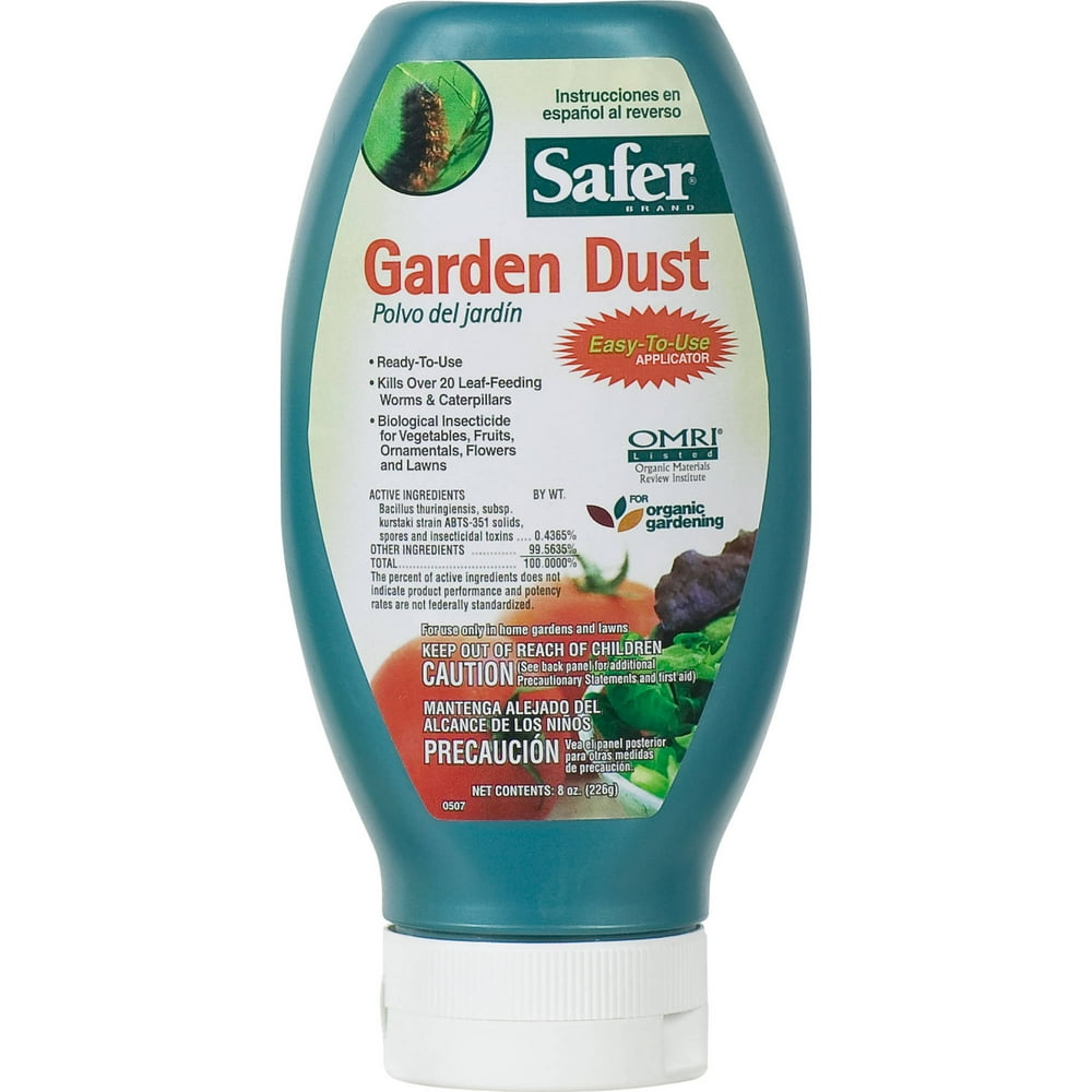 Safer Brand Garden Dust Caterpillar Killer with B.T. 8oz