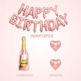 thumbnail image 2 of Decoraciones de fiesta Amandir, oro rosa, cumpleaños, para mujeres y niñas, 2 of 7