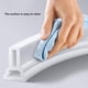thumbnail image 5 of Barrera de ducha de nuevo diseño exclusivo, barrera de agua plegable para fácil instalación, protección contra inundaciones de silicona ajustable, multiusos para baño (ajustable), 5 of 5