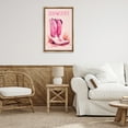 thumbnail image 3 of Stupell Industries Pink Cowgirl Boots Howdy Fashion Painting Brown Floater Framed Canvas Art Print Wall Art, 21 x 31, 3 of 10