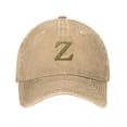 thumbnail image 1 of ZICANCN Casquette de Baseball Réglable Femmes, Chapeaux Alphabet Z Pattern pour Hommes Adulte Lavé Coton Denim Baseball Caps Mode, Naturel, 1 of 6