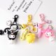 thumbnail image 5 of Llavero colgante de dibujos animados Sanrio Kuromi Mymelody, llavero de coche, bolsa de teléfono móvil, joyería colgante, regalos para niños, 5 of 5