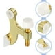thumbnail image 4 of Puerta Topes 2uds 2-1/2" x 1-3/4" - Zinc Aleación Bisagra Pasador Puerta Parada, K Tipo Ajustable Puerta Tope con Goma Parachoques Puntas (Oro), 4 of 6