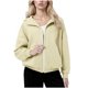 thumbnail image 2 of HongQid Hoodies for Women Soft Zip Up Hooded Long Sleeve Casual Oversized Sweatshirt Hooded Tops, 2 of 8