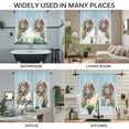thumbnail image 3 of Christmas Cardinal Swag Valances for Windows, Kitchen Curtains 36 Inch Length 2 Panels Set, Winter Xmas Poinsettia Berry Sky Blue Short Curtains for Small Windows Rod Pocket Cafe Curtains 28"x36", 3 of 8