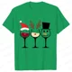 thumbnail image 1 of Camisetas navideñas de vino para mujer, ropa, camisetas divertidas de dibujos animados, camiseta de moda Kawaii, camisetas coreanas para mujer, camisetas navideñas para vino, 1 of 5