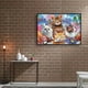 thumbnail image 4 of Cuadros Decorativos Cuadro de diamantes redondo completo cuatro gatos en flores mosaico de diamantes de imitación arte de pared para el hogar Tmvgtek embutido en tela, 4 of 9