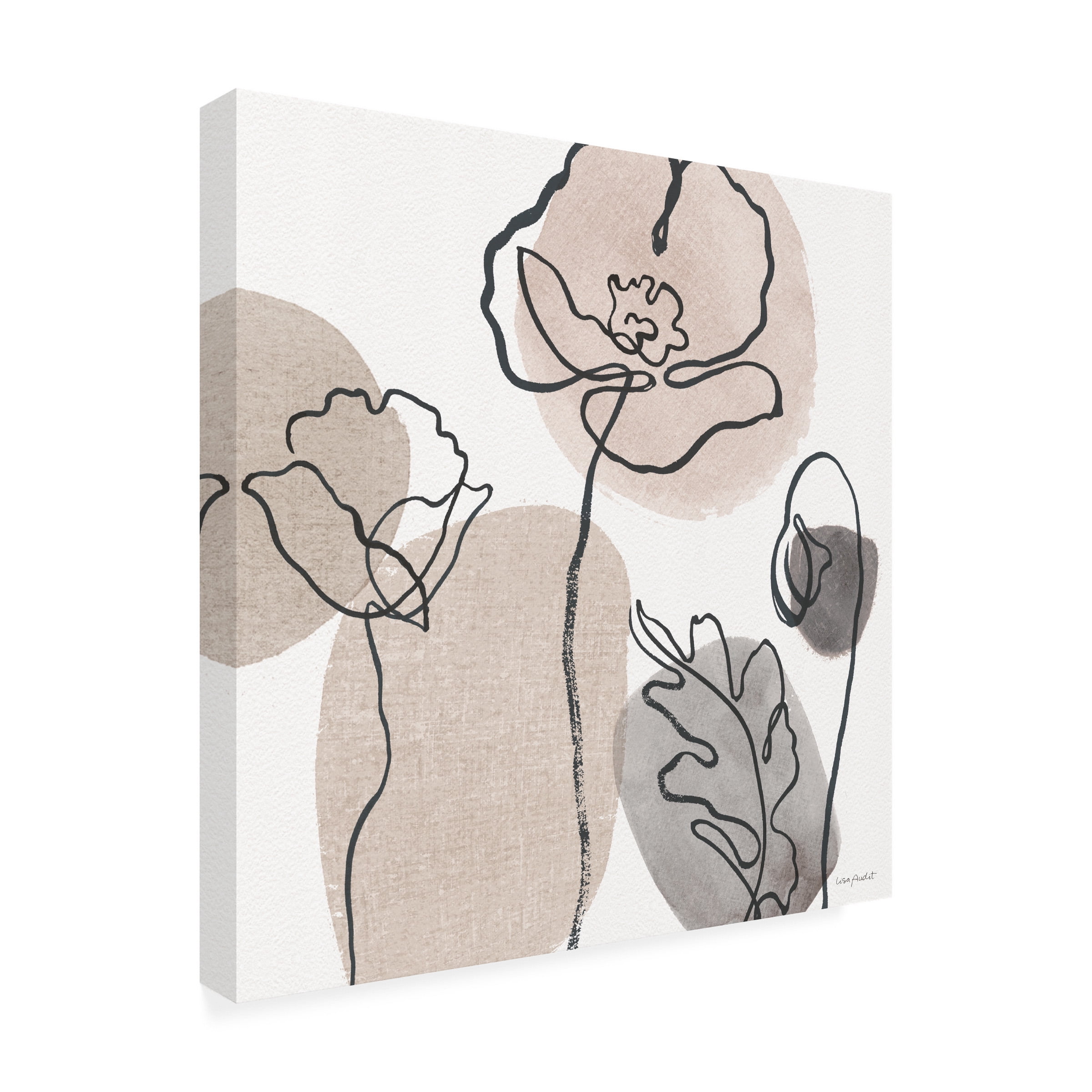 Lisa Audit 'Think Neutral 02' Canvas Art