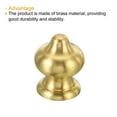 thumbnail image 4 of Uxcell 1/4 27 Lamp Finial Ball Cap Knob Lamp Shade Harp Top Screw Decoration for Table Lamps Floor Lamps 2 Pack, 4 of 6