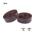 thumbnail image 4 of Transemion 2x Shock Absorption Bicycle Handlebar Tape For Smooth Ride Good Ductility FauxLeather Bike Coffee, 4 of 6