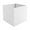 White, variant on Steel Planter Box, 17" x 17" x 18" Square Planter Metal Box Tall Planters Heavy Duty Plant Boxes for Indoor Outdoor Tall Plants, Flowers or Shrubs (White, 17" x 17" x 18")