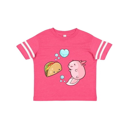

Inktastic An Axolotl Meets a Taco Gift Toddler Boy or Toddler Girl T-Shirt