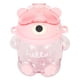 thumbnail image 4 of Botella de agua de oso de 700 ml para niñas y niños con correa ajustable de paja Botella de agua Kawaii de dibujos animados para ir de compras senderismo rosa, 4 of 14