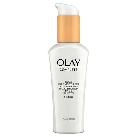 Olay Complete Lotion Moisturizer with SPF 30 Sensitive, 2.5 fl (Best Drugstore Sensitive Skin Moisturizer)