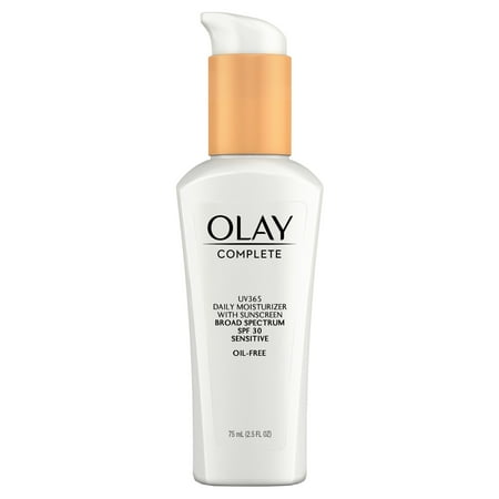 Olay Complete Lotion Moisturizer with SPF 30 Sensitive, 2.5 fl (Best Moisturizer For Sensitive Aging Skin)