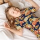 thumbnail image 5 of Balery fall Pumpkin Daisy Conjunto de Pijama Infantil de Manga Corta con Estampado – Ropa de Dormir de Algodón Suave-4X-Large, 5 of 6