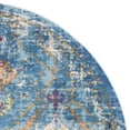 thumbnail image 5 of SAFAVIEH Aria Finola Geometric Area Rug, Blue/Multi, 6'5" x 6'5" Round, 5 of 6