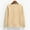 Beige, variant on HOMBOM Lightweight Womens Sweatshirts Trendy Plain Crew Neck Beige Pullover Soft Casual Long Sleeve Sweatshirt L