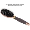 thumbnail image 5 of Peine de masaje para el cabello, peine portátil antiestático para masaje del cuero cabelludo para familia y salón, 5 of 5