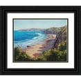 thumbnail image 1 of Gercken, Graham 32x26 Black Ornate Wood Framed with Double Matting Museum Art Print Titled - Norah Head and Australia, 1 of 4