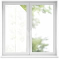 thumbnail image 2 of Pure White Window Privacy Film, Simple Solid Color Static Cling UV Sun Blocking Tint Film Heat Control Windows Films for Bedroom Bathroom, Window Stickers 17.7"x39.3", 2 of 8