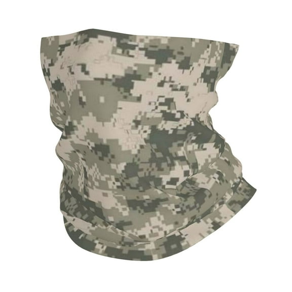 Neck Gaiter Face Mask Men Women Army Digital Camouflage Seamless Bandana Face Cover Scarf Mask Balaclava Headband