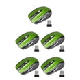 thumbnail image 2 of jesticaly Computer 2.4Ghz Wireless Optical Mouse Quick Speed Low Latency 6 Buttons Plastic Gaming Mice Desktop PC Portable Green 5Set, 2 of 6