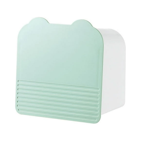 Toallero de pared con 2 compartimentos para el baño