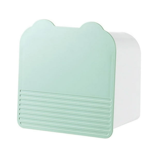 Toallero de pared con 2 compartimentos para el baño