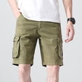 thumbnail image 2 of Men's Casual Shorts Summer Lightweight Relaxed Fit Outdoor Comfort Shorts with Pockets for Daily Wear and Leisure Activities, 2 of 2