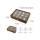 thumbnail image 2 of Caja Para Relojes Y Alhajero Con 12 Compartimentos En Nogal, 2 of 4