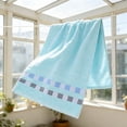 thumbnail image 6 of Cotton Bathroom Towels 30.7" x 13.4" Absorbent Towel Soft Face Towel Microfiber Bath Towels Shower Towel for Household Family Bathroom Decoration, 6 of 6