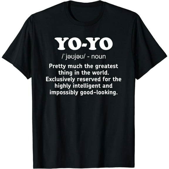 Yo-yo Funny Definition T-Shirt yo-yo Enthusiast Shirts T-Shirt