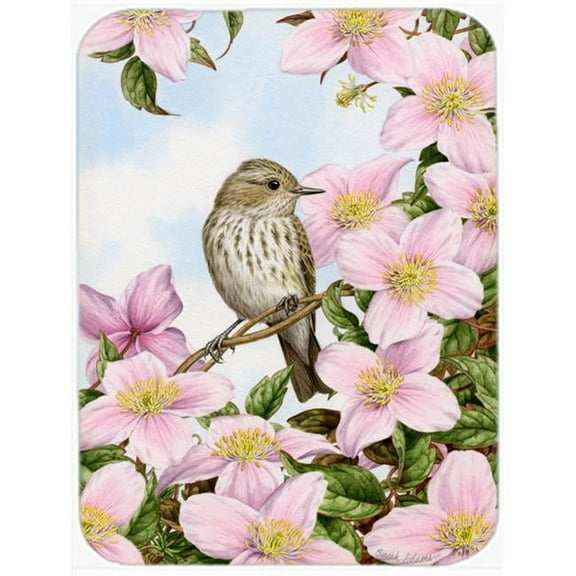 Spotted Flycatcher Glass Cutting Board- Large