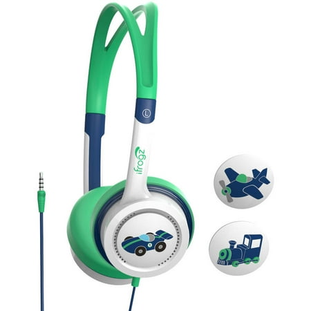 IFROGZ Little Rockers Headphones - Train, Plane, Race (Best Headphones For Plane Journeys)