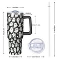 thumbnail image 2 of 40 oz Halloween Witch Cat Skeleton Tumbler Insulated Stainless Tumbler, Spooky Pumpkin Coffee Cup Water Bottle, Holiday Gift, 2 of 5