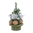 thumbnail image 5 of TISHITA Artificial Tabletop Christmas Tree Mini Xmas Tree Desk Christmas Tree Potted Plants for Party, Shelf, Indoor,Holiday,Birthday Argent, 5 of 8