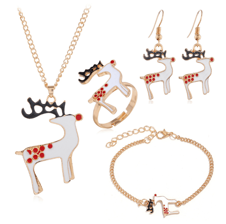 Christmas Earrings for Women Reindeer Tree Snowman Drop Earrings Fashion Funny Holiday Gift Stud Earrings X-Mas New Year Decor Jewelry for Teen Girls 