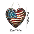thumbnail image 3 of SHENGXINY 4th of July Window Hanging Decorations, Patriotic Independence Day Decor, Usa Flag Acrylic 2D Star Ornament for Home Living Room Door Window, Party Supplies Multicolor, 3 of 6