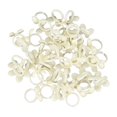 thumbnail image 4 of 100pcs white and 100x Clear shamjiam Anillo de exhibición de colores de gel UV, 4 of 9