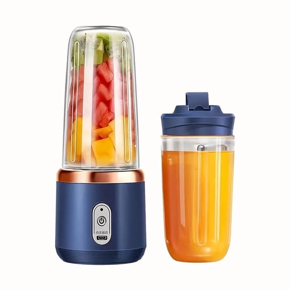 Portable Blender with USB Rechargeable 300ml Cup, Personal Juicer for Smoothies