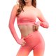 thumbnail image 1 of Gibobby Conjuntos de chándal Conjunto de ropa de yoga Moda Sexy Correr al libre Desnudo Ropa deportiva Ropa deportiva de secado rápido ajustada(Rojo, S), 1 of 4