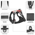 thumbnail image 3 of Naloa Roosters Pet Harness Vest with Traction Rope, Adjustable No-Choke Dog Vest for Outdoor, Walking - X-Large, 3 of 5