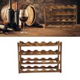 thumbnail image 3 of Wine Bottle Storage Shelf,  Stability Countertop Wine Rack, Wooden Wine Rack Wine Shelf, Display Organizer Decor for Countertop Home, 3 of 8