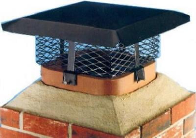 12 H x 14 x 26 Copper With Minimum 17 x 29 Required Overall Chimney Dimension HY-C CBT1426K-12W BigTop Multi-Flue Chimney Cover With Minimum 17 x 29 Required Overall Chimney Dimension 12 H x 14 x 26